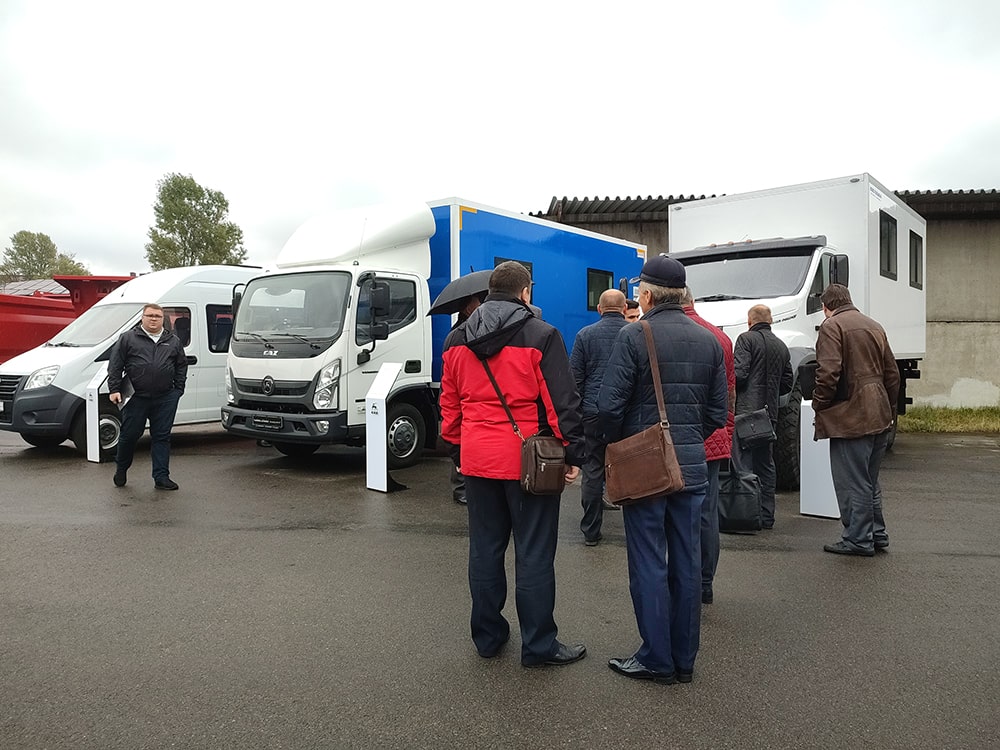 Презентация автомобилей ГАЗ для Белэнерго.