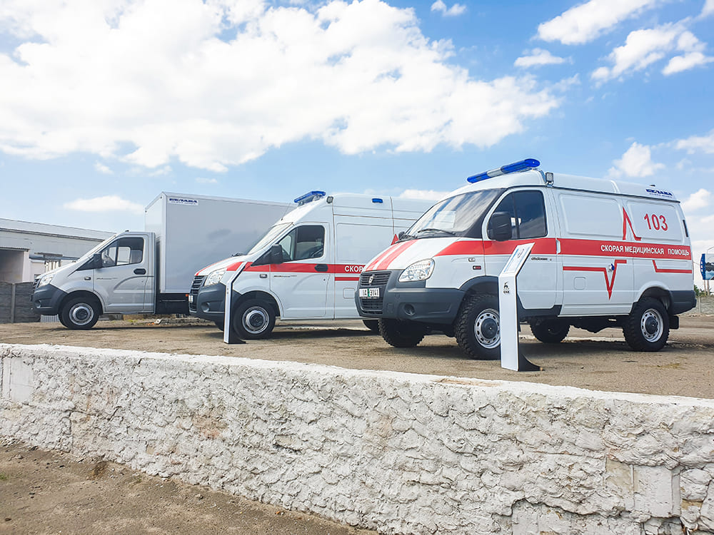 Презентация новых модификаций медицинских автомобилей в г. Гомель