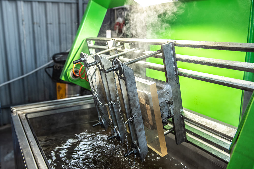 Проверка герметичности рубашки охлаждения